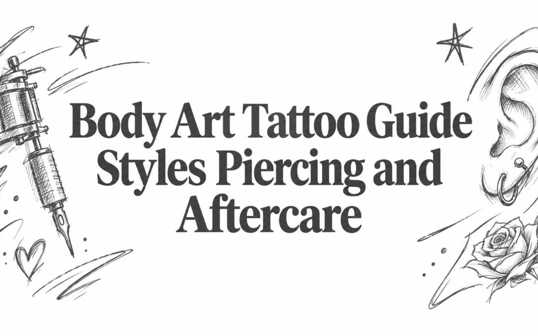 Body Art Tattoo Guide Styles Piercing and Aftercare